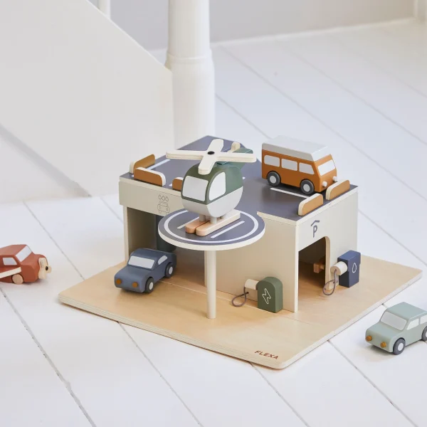 PLAY系列 角色扮演木製玩具 停車場組：圖片 2